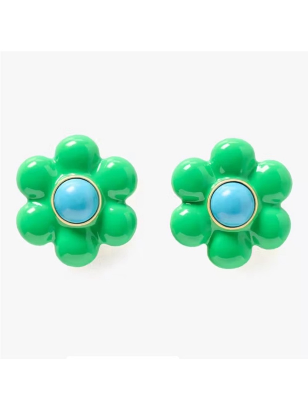 Kate Spade petal puff studs